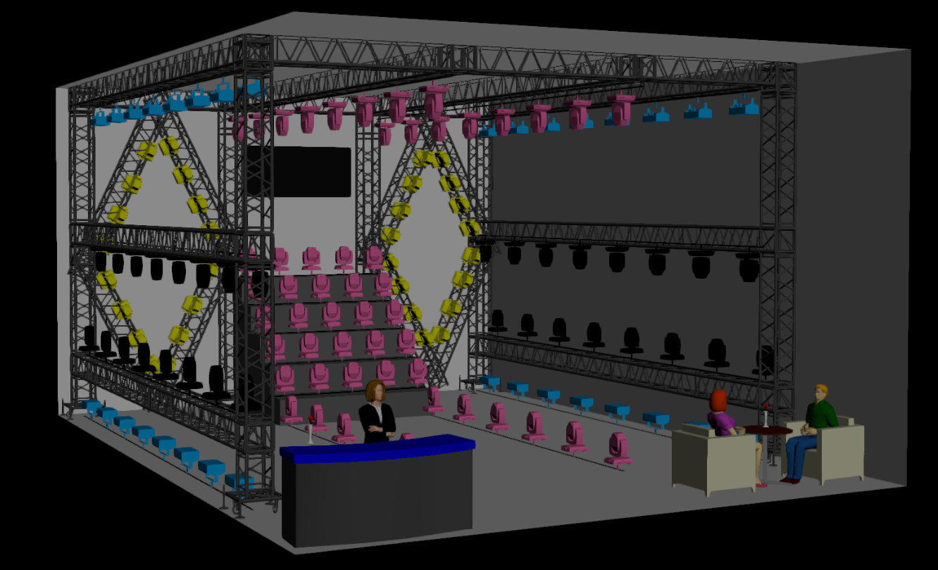 WYSIWYG 3D灯光设计软件培训课程[3D灯光设计培训]舞美灯光设计培训3D灯光秀培训(图6)