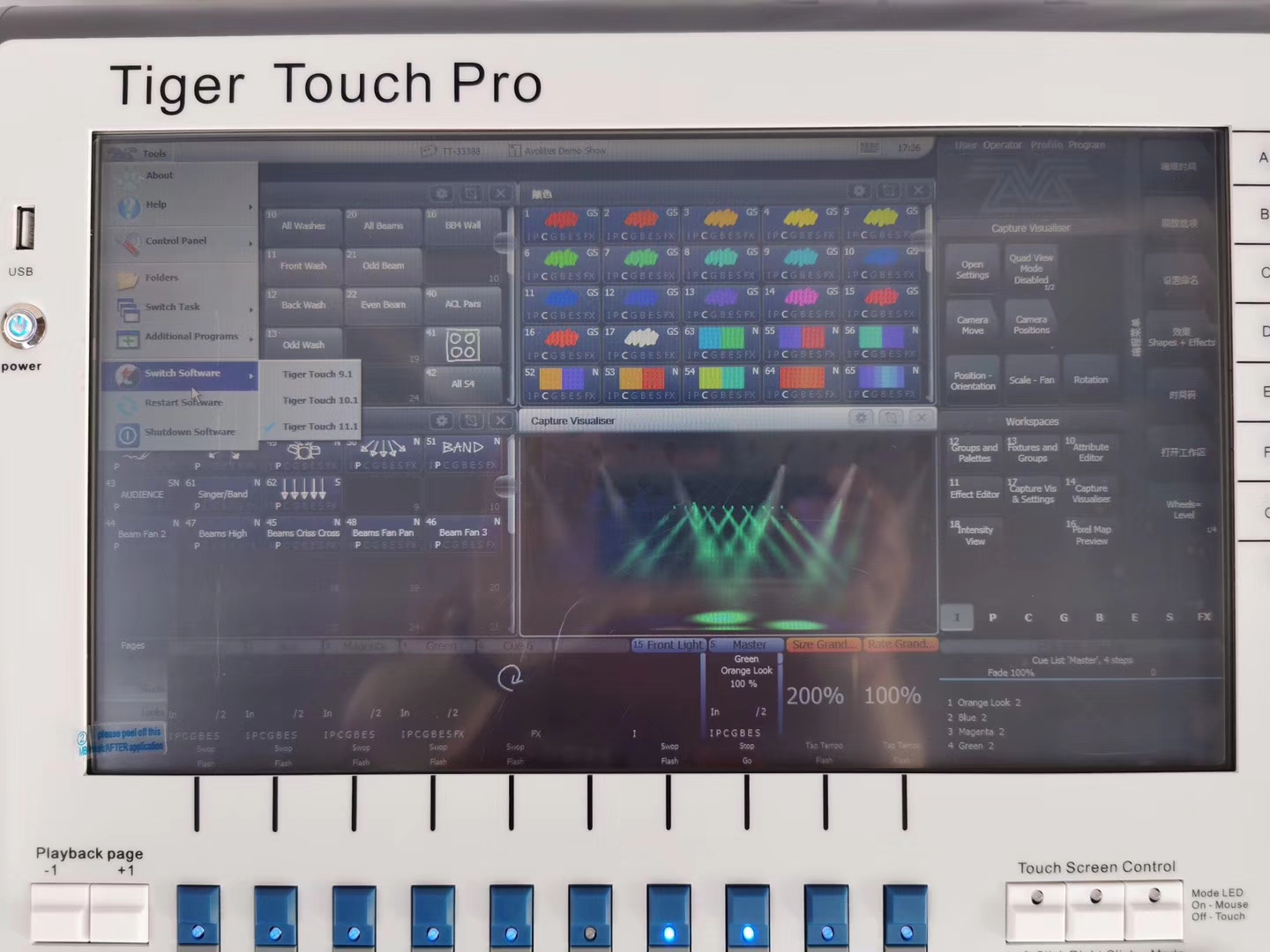 触摸老虎Tiger Touch灯光控台送全套老虎控台视频教程和技术服务(图7)